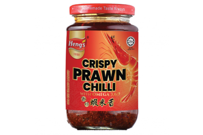 Heng's Crispy Prawn Chili 香脆虾米香 340GM （VIP会员价：RM15.90）